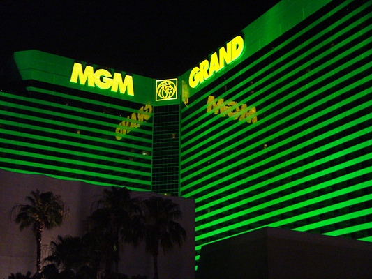 MGM at night